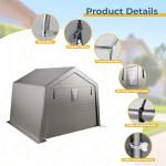 LINKHOO Portable 10x10 FT Waterproof Storage Shed