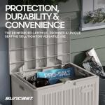 Suncast 22-Gal Waterproof Resin Outdoor Deck Box