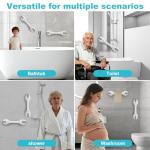 Gronivex Suction Cup Grab Bars – 2-Pack