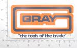 Vintage Gray Tools Toronto Advertising Decal