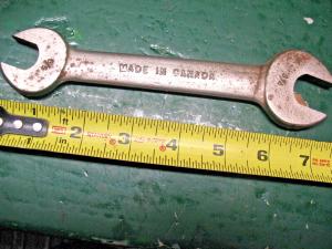 Gray Canadian Open End Wrench Set, Forged Steel