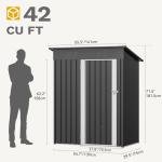 Heavy-Duty Waterproof Outdoor Storage Shed