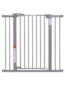 BABELIO 36" Auto Close Pet Gate - Gray