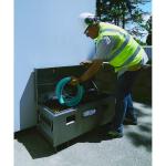 Heavy-Duty 36in Steel Jobsite Tool Storage Box