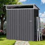 5x3 FT Weatherproof Outdoor Storage Shed with Window