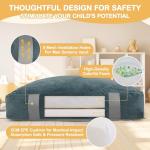 Gray Crash Pad for Kids' Sensory Play