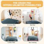Gray Crash Pad for Kids' Sensory Play