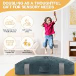 Gray Crash Pad for Kids' Sensory Play