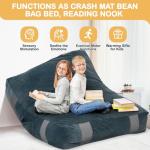 Gray Crash Pad for Kids' Sensory Play