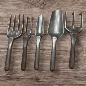 Vintage Allen Simpson 5 Piece Garden Tools Set