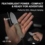 Kizer Drop Bear 2.57" Fixed Blade EDC Knife