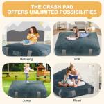 FINCOME 5'x 5' Sensory Crash Pads for Kids