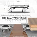 ONEON Pro Furniture Mover Set with TPE Wheels