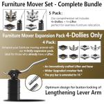 ONEON Pro Furniture Mover Set with TPE Wheels