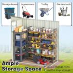 Quictent Heavy Duty Metal Outdoor Storage Shed