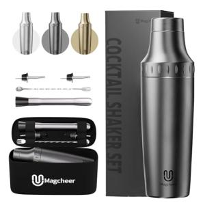 Magcheer Vacuum Insulated Cocktail Shaker Set