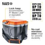 Klein Tools 17-Quart Tough Lunch Cooler