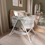 Karley Lightweight Travel Baby Bassinet - Cool Gray