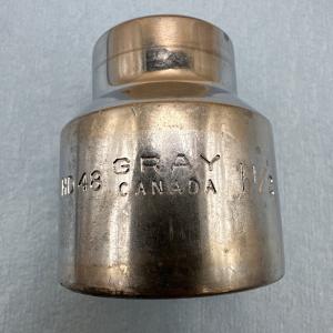 Gray Tools 1.5” 12 Point Socket 3/4” Drive