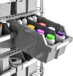 Heavy Duty Steel Wire Shelving Unit with Bins