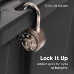 27 Gallon Heavy Duty Stackable Storage Totes - 4 Pack