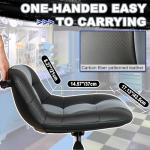 Adjustable Rolling Mechanic Stool with Wheels