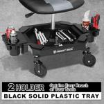 Adjustable Rolling Mechanic Stool with Wheels