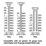 NuMax 3-in-1 Pneumatic Nail Gun & Stapler