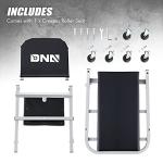 40-Inch 2-in-1 Rolling Car Creeper and Seat