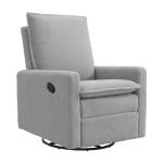Koala Gray Swivel Glider Recliner Chair