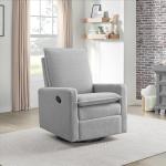 Koala Gray Swivel Glider Recliner Chair