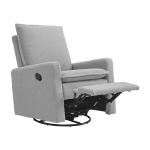 Koala Gray Swivel Glider Recliner Chair