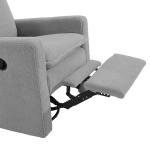 Koala Gray Swivel Glider Recliner Chair