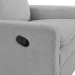 Koala Gray Swivel Glider Recliner Chair