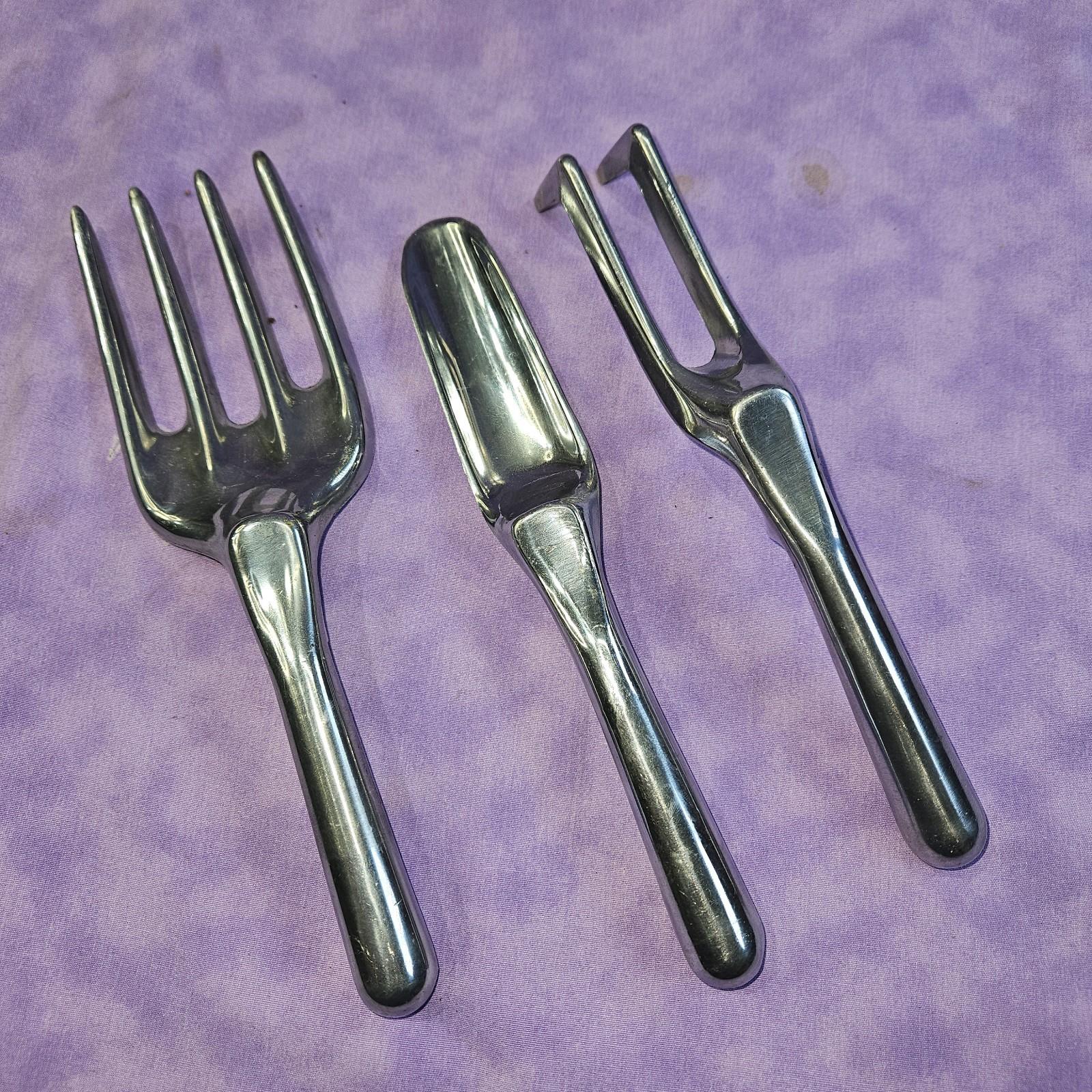 Allen Simpson 3pc Cast Aluminum Garden Tool Set