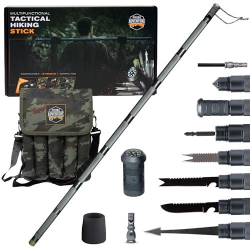 15-in-1 Tactical Survival Stick & Hiking Staff