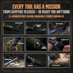 15-in-1 Tactical Survival Stick & Hiking Staff