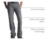 Ariat Men's Durable Low Rise Workhorse Pants
