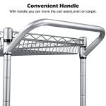 Heavy Duty Rolling Utility Cart with Wheels