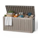 85 Gallon Waterproof Resin Outdoor Storage Box