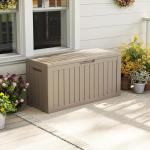 85 Gallon Waterproof Resin Outdoor Storage Box