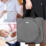 LoDrid Portable Craft Storage Tote with Pockets