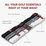 Byrd Reversible Golf Belt with Accessories for Men
