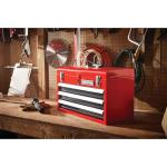 Portable 3-Drawer Tool Chest with Wrench Organizer
