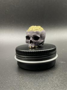 Brain Dead Skull Grey/Gold Bead EDC 4T5 Toy