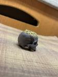 Brain Dead Skull Grey/Gold Bead EDC 4T5 Toy