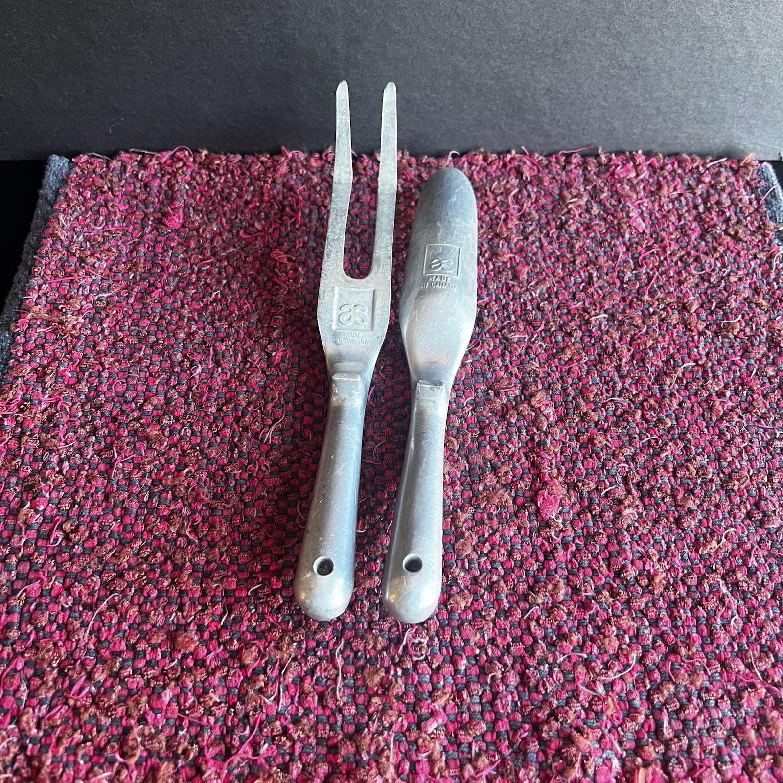 Vintage Aluminum Garden Tool Set - Rake & Shovel