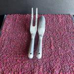 Vintage Aluminum Garden Tool Set - Rake & Shovel