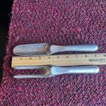 Vintage Aluminum Garden Tool Set - Rake & Shovel