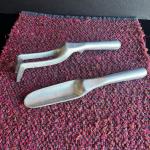 Vintage Aluminum Garden Tool Set - Rake & Shovel